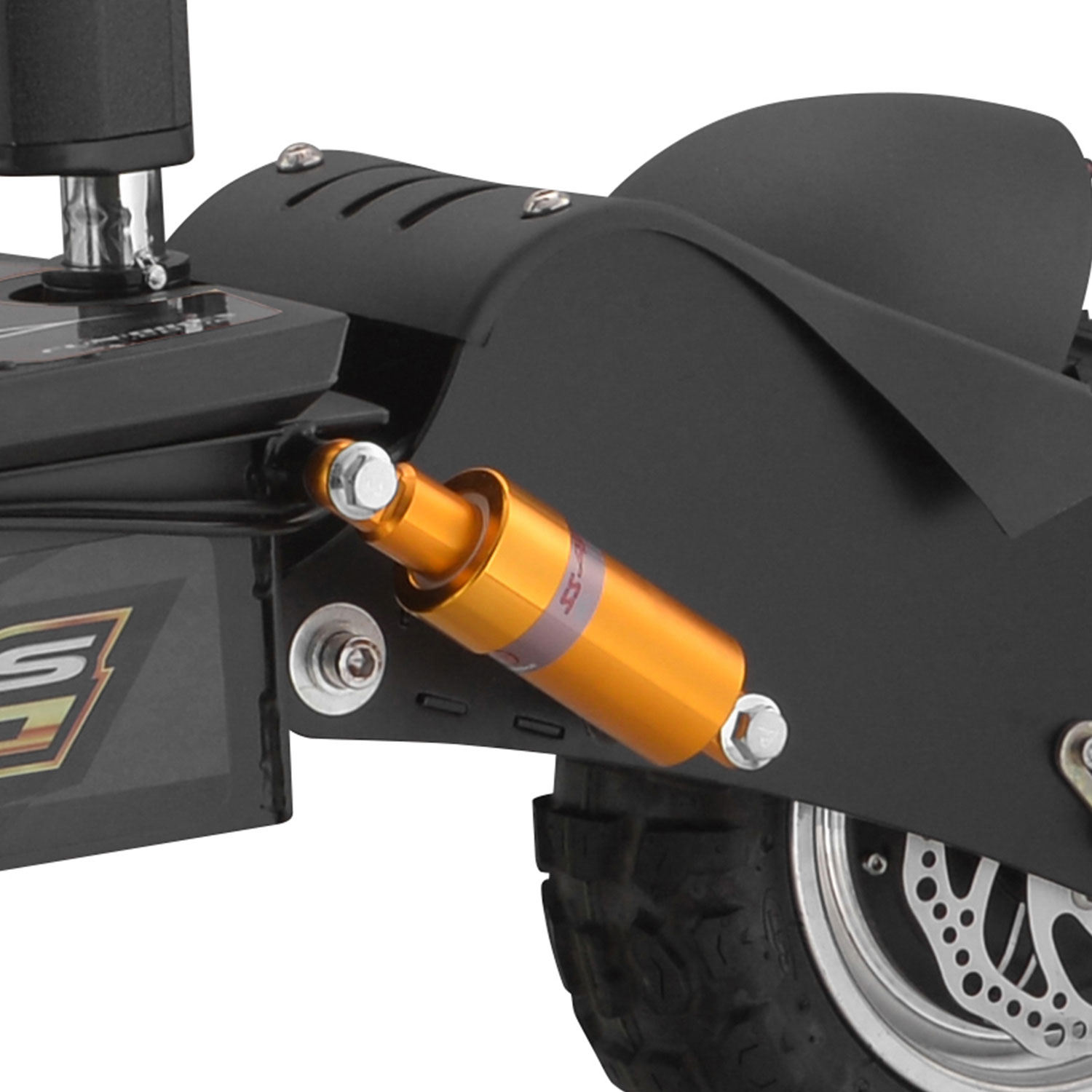 Twin Rear Shock Suspension